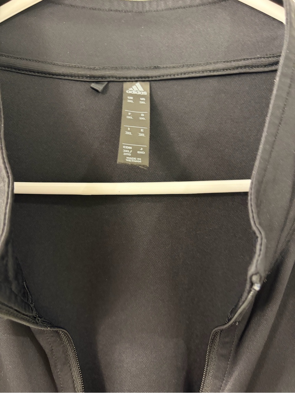 adidas Men’s Black Half-Zip Performance Pullover - Picture 3 of 3